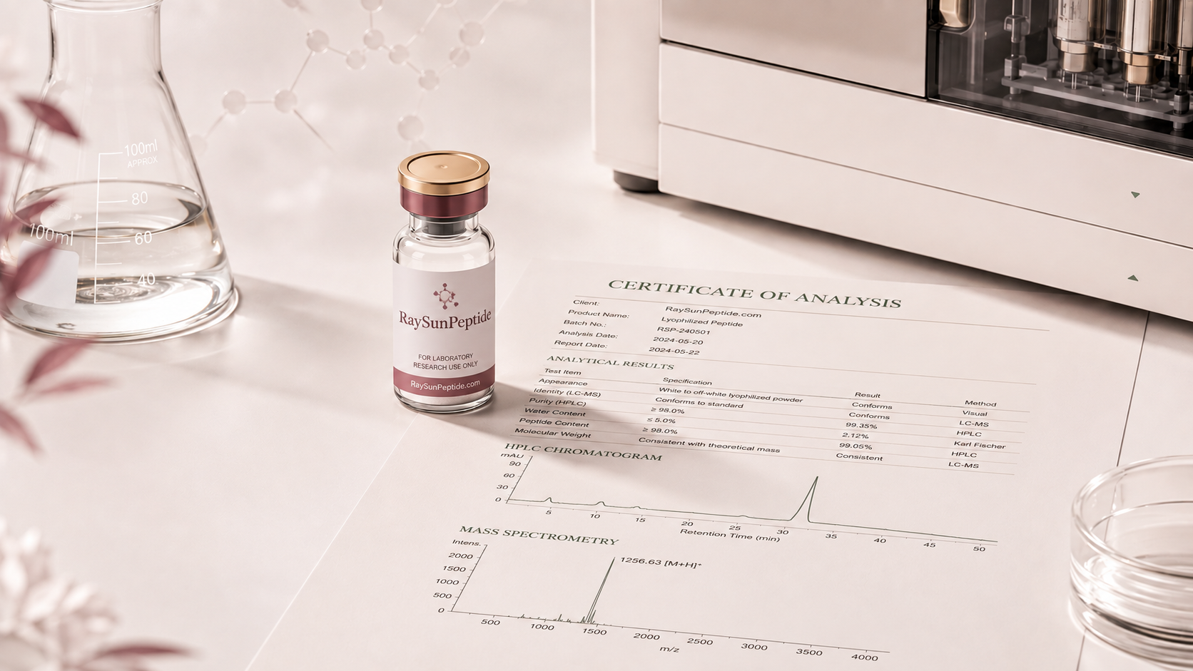 RaysunPeptide Analysis